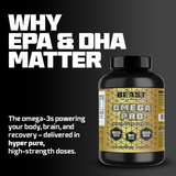Omega 3 Pro - Hyper Pure Fish Oil with 600mg EPA & 300mg DHA